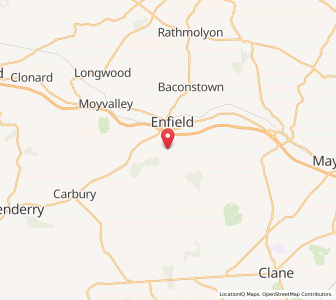 Map of Dunfierth Cross Roads, LeinsterLeinster