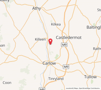 Map of Dunmanoge, LeinsterLeinster