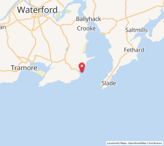 Map of Dunmore East, MunsterMunster