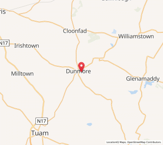 Map of Dunmore, ConnaughtConnaught