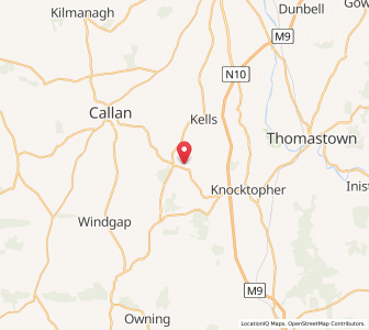 Map of Dunnamaggan, LeinsterLeinster
