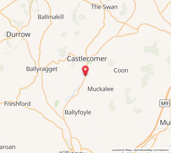 Map of Dysart Bridge, LeinsterLeinster