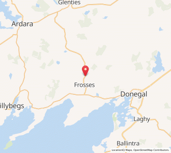 Map of Eanymore Bridge, UlsterUlster