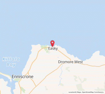 Map of Easky, ConnaughtConnaught