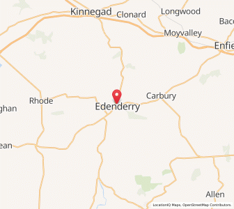 Map of Edenderry, LeinsterLeinster