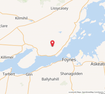 Map of Effernan, MunsterMunster