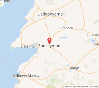 Map of Ennistimon, MunsterMunster
