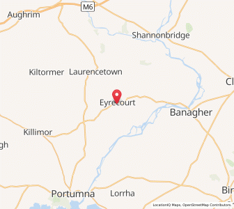 Map of Eyrecourt, ConnaughtConnaught