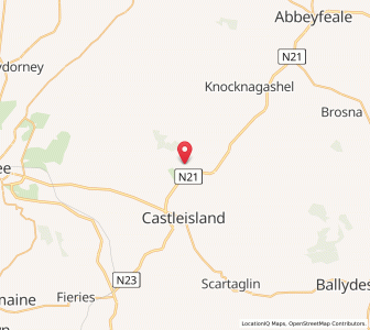 Map of Fahaduff, MunsterMunster