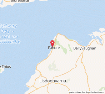 Map of Fanore, MunsterMunster