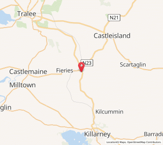Map of Farranfore, MunsterMunster
