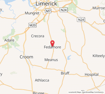 Map of Fedamore, MunsterMunster