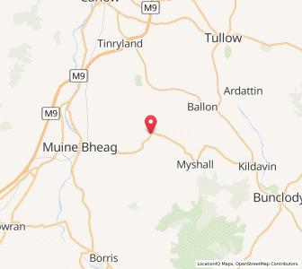 Map of Fennagh, LeinsterLeinster