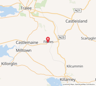 Map of Fieries, MunsterMunster