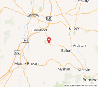 Map of Fighting Cooks Cross Roads, LeinsterLeinster