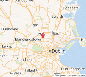 Map of Finglas, LeinsterLeinster