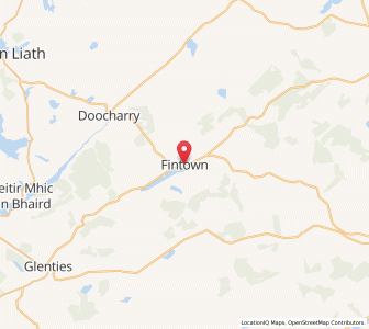 Map of Fintown, UlsterUlster