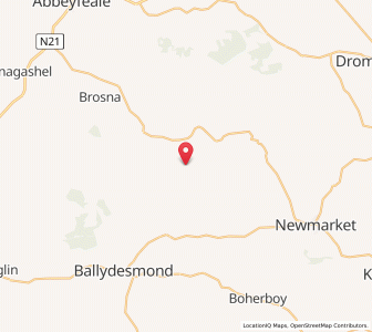 Map of Foiladaun, MunsterMunster