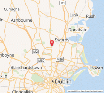 Map of Forrest Great, LeinsterLeinster