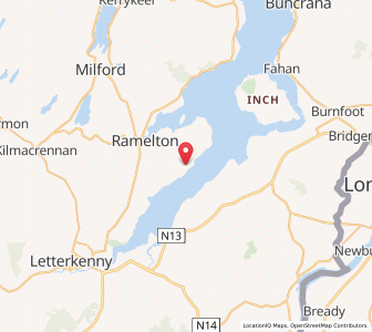 Map of Fort Stewart, UlsterUlster