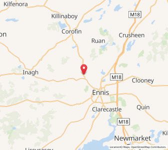 Map of Fountain Cross, MunsterMunster