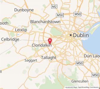 Map of Fox and Geese, LeinsterLeinster