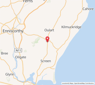 Map of Gabys Cross Roads, LeinsterLeinster