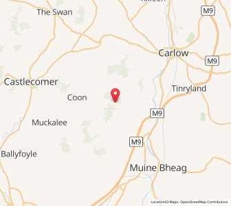 Map of Gallows Hill, LeinsterLeinster