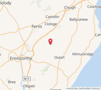 Map of Garrybrit, LeinsterLeinster