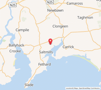 Map of Garrycullen, LeinsterLeinster