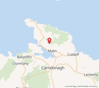 Map of Glacknabrade, UlsterUlster