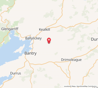 Map of Glanbannoo Upper, MunsterMunster