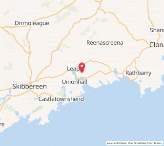 Map of Glandore, MunsterMunster