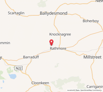 Map of Glangristeen, MunsterMunster
