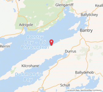 Map of Glanlough, MunsterMunster