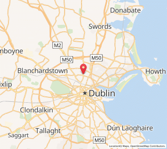 Map of Glasnevin, LeinsterLeinster