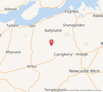 Map of Glenbaun, MunsterMunster