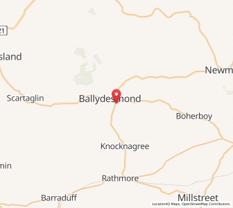 Map of Glencollins, MunsterMunster