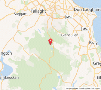 Map of Glencree, LeinsterLeinster
