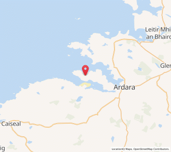 Map of Glendorragha, UlsterUlster