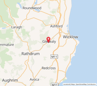 Map of Glenealy, LeinsterLeinster