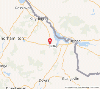 Map of Glenfarne, ConnaughtConnaught