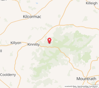 Map of Glenletter, LeinsterLeinster