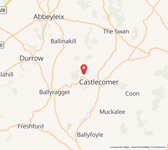 Map of Glenmagoo, LeinsterLeinster
