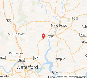 Map of Glenmore, LeinsterLeinster
