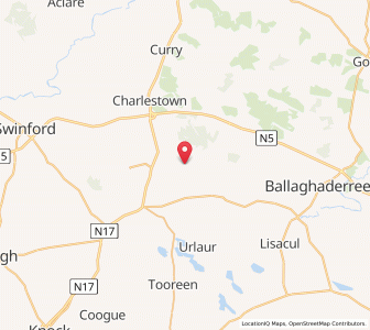 Map of Glenmullynaha Cross Roads, ConnaughtConnaught