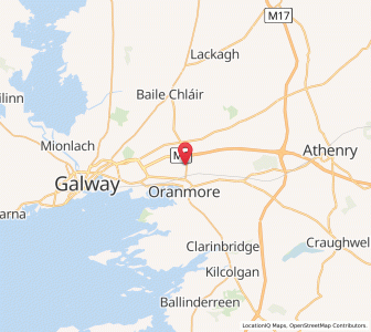 Map of Glennascaul, ConnaughtConnaught