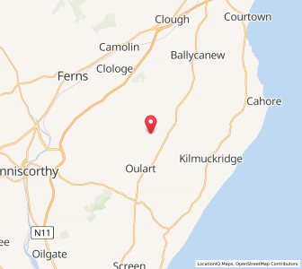 Map of Glenranny, LeinsterLeinster
