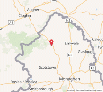 Map of Golan, Ulster