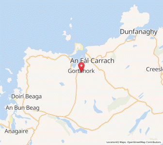 Map of Gortahork, UlsterUlster